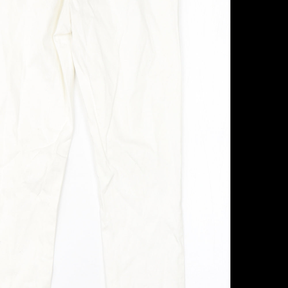 Womens UK Size 12 H&M Regular Fit Jegging White Jeans