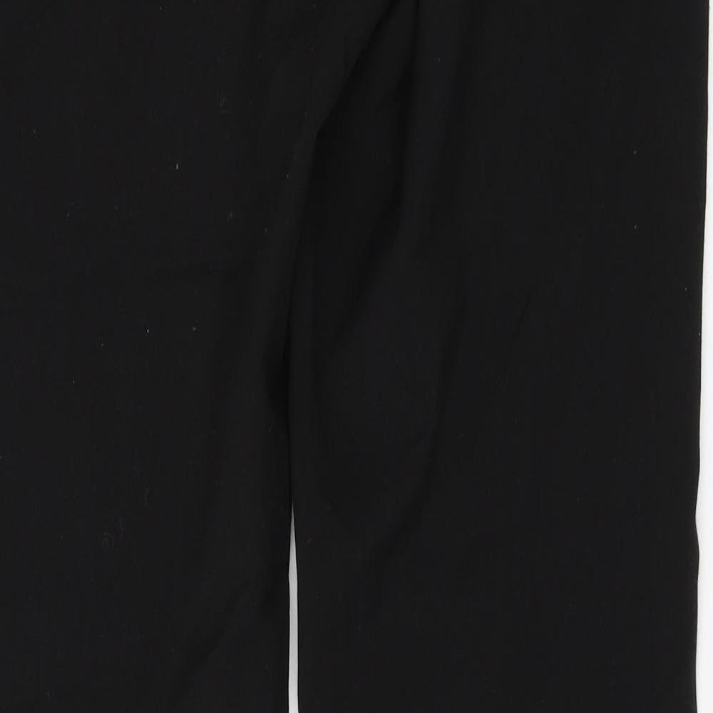 Womens UK Size 10 New Look Regular Fit Dress Pants Black Trousers