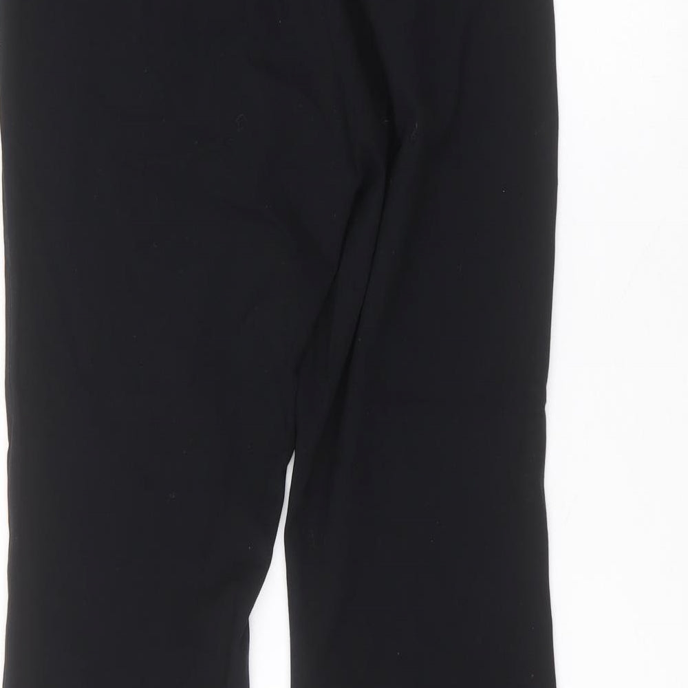 Womens UK Size 10 Marks and Spencer Regular Fit Black Trousers