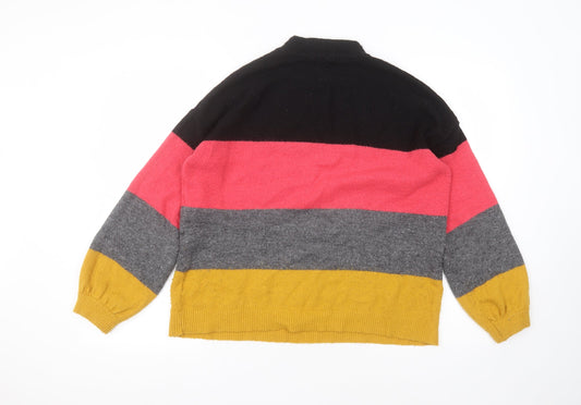 Womens UK Size S Matalan Multicoloured Pullover Jumper