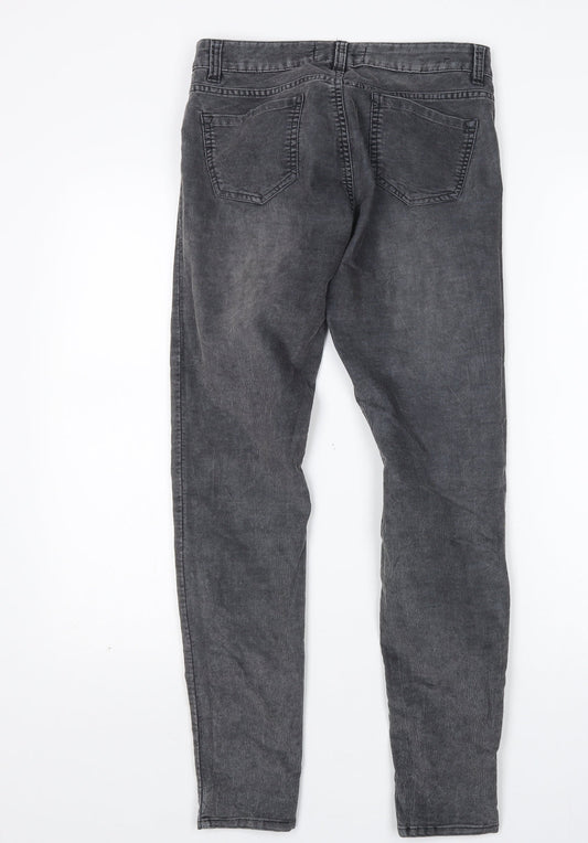 Womens UK Size 8 LOFT Regular Fit Skinny Grey Jeans