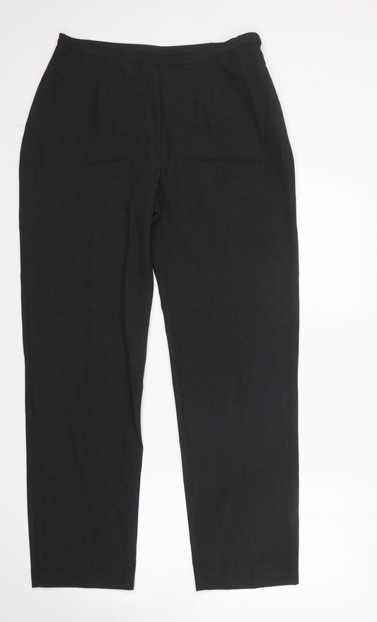 Womens UK Size 16 BHS Regular Fit Grey Trousers