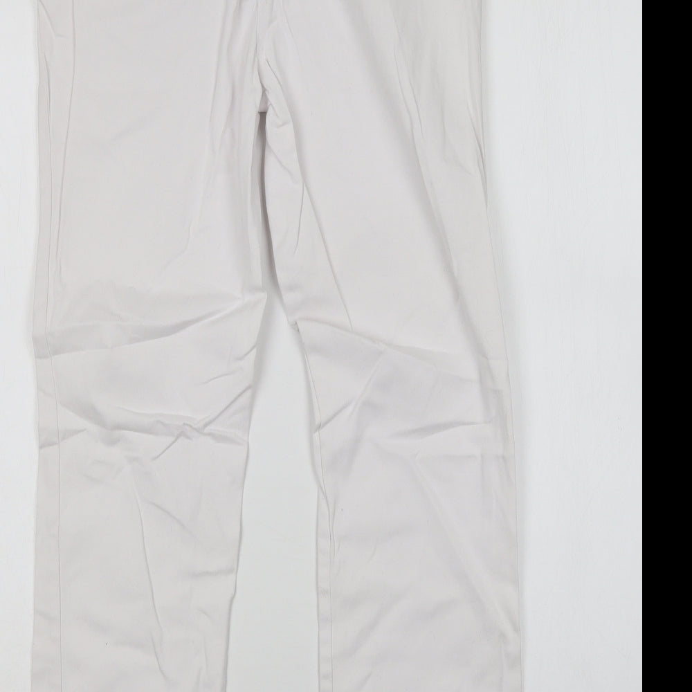 Debenhams Womens White Cotton Jegging Jeans Size 10 L29 in Regular