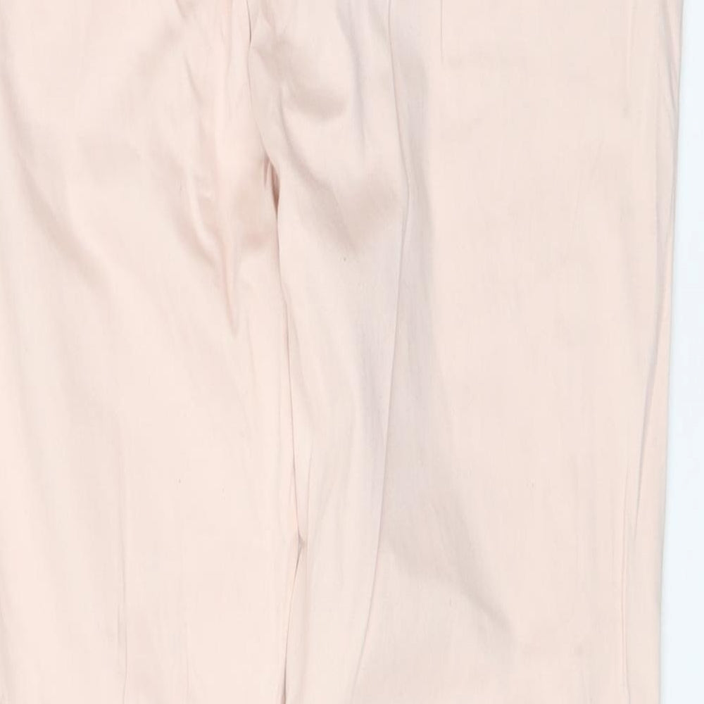 Womens UK Size 32 in ASOS Regular Fit Dress Pants Pink Trousers