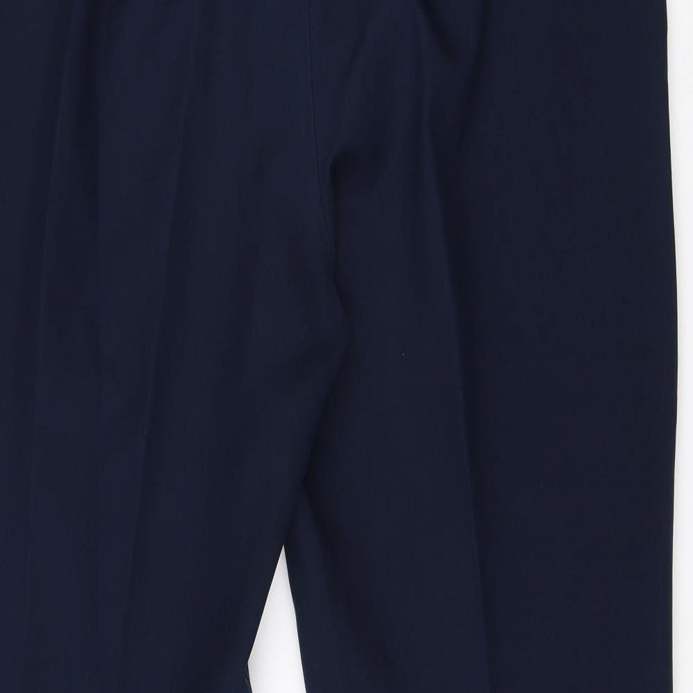Womens UK Size 16 Papaya Regular Fit Dress Pants Blue Trousers