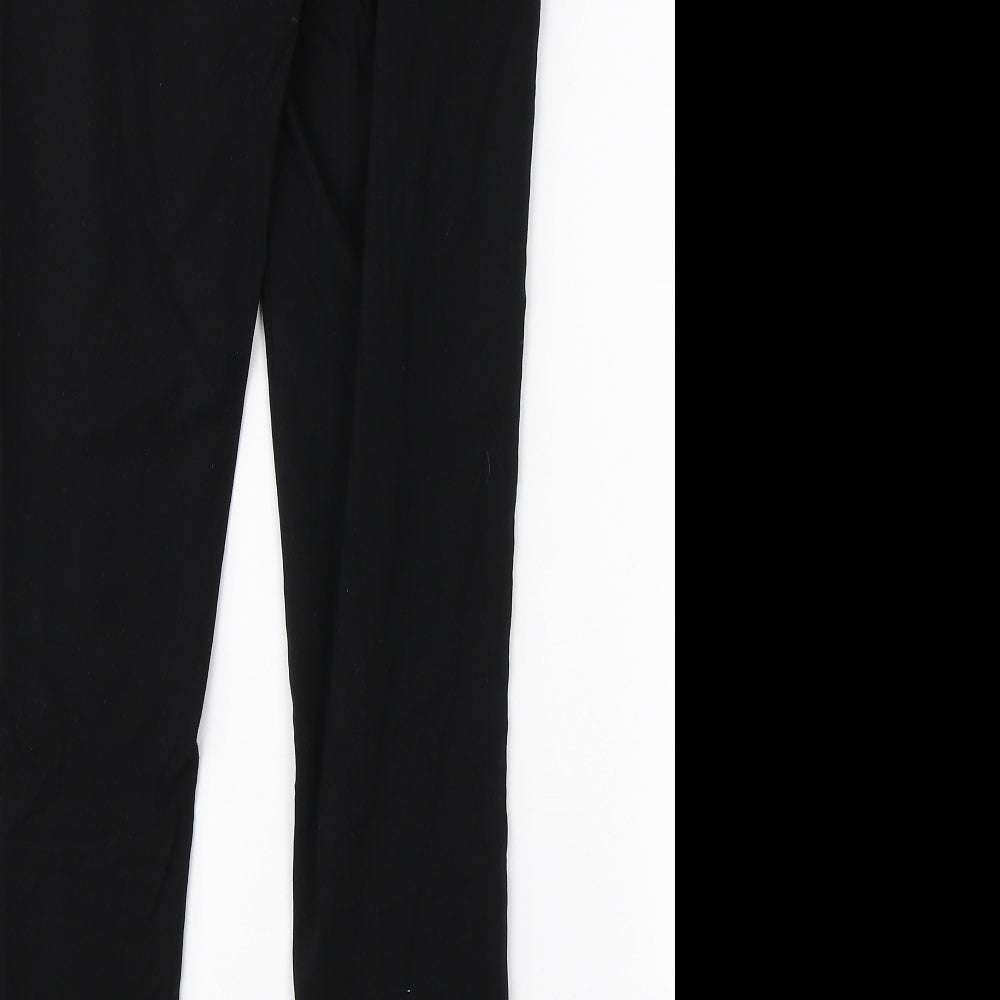 Womens UK Size 12 Dorothy Perkins Regular Fit Dress Pants Black Trousers