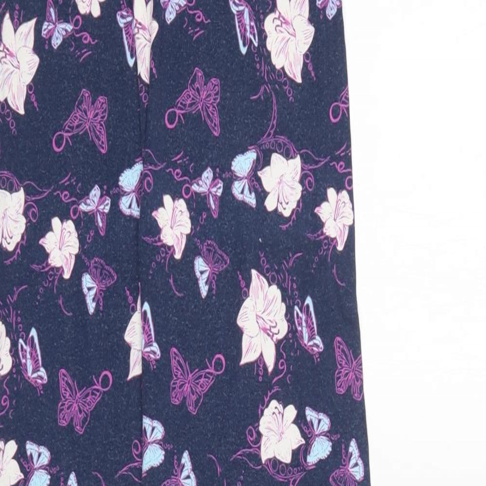 Preworn Womens Multicoloured Animal Print Viscose Tank Dress Size 10 Round Neck