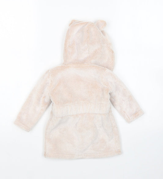 George Girls Brown Polyester Gown Size 6-9 Months