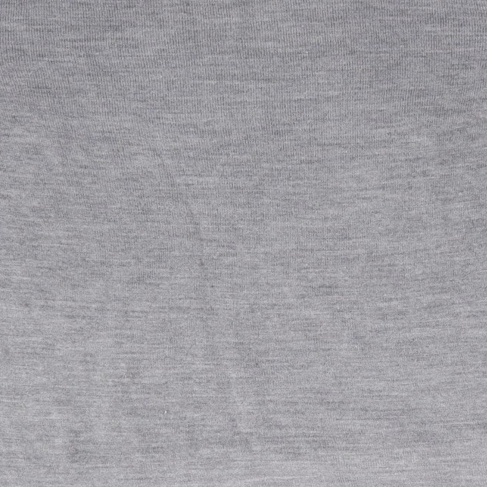 Brand and care label for Primark women’s grey crew neck acrylic jumper, size XS, - mid grey mix