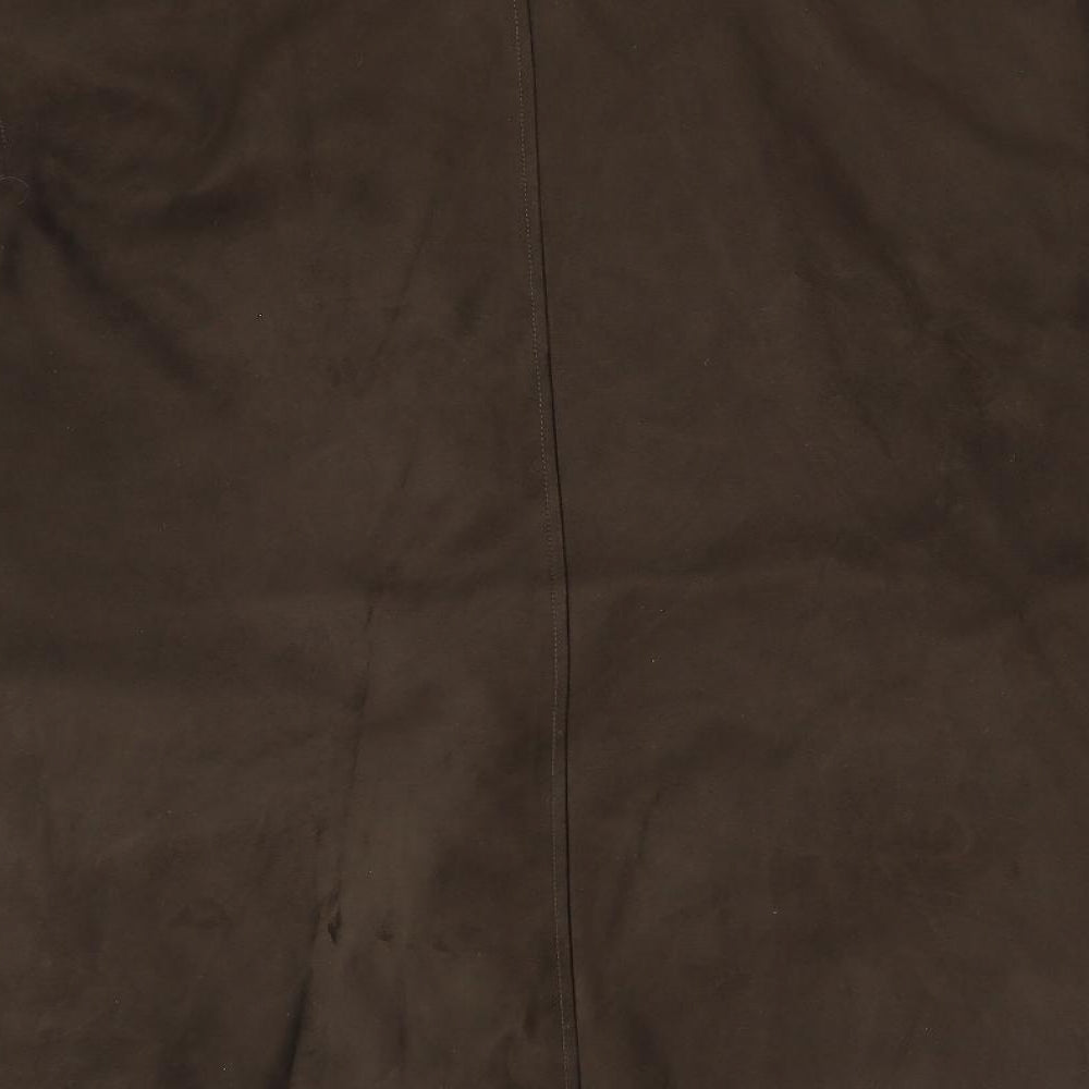 Womens UK Size L Marks and Spencer Brown Overcoat