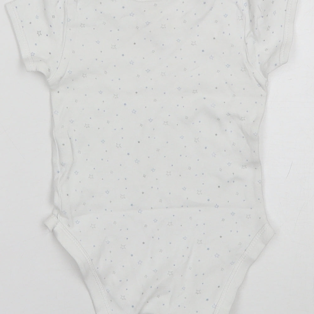 Early Days Baby White Cotton Romper One-Piece Size 9-12 Months