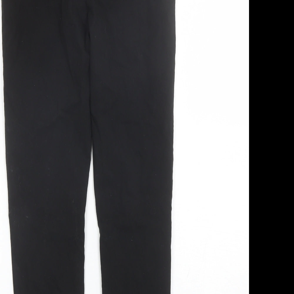 George Girls Black Viscose Dress Pants Trousers Size 13-14 Years Regular