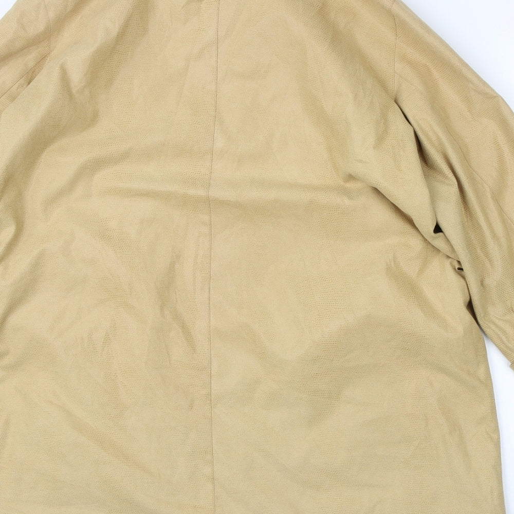 Womens UK Size M Danni Mac Yellow Overcoat