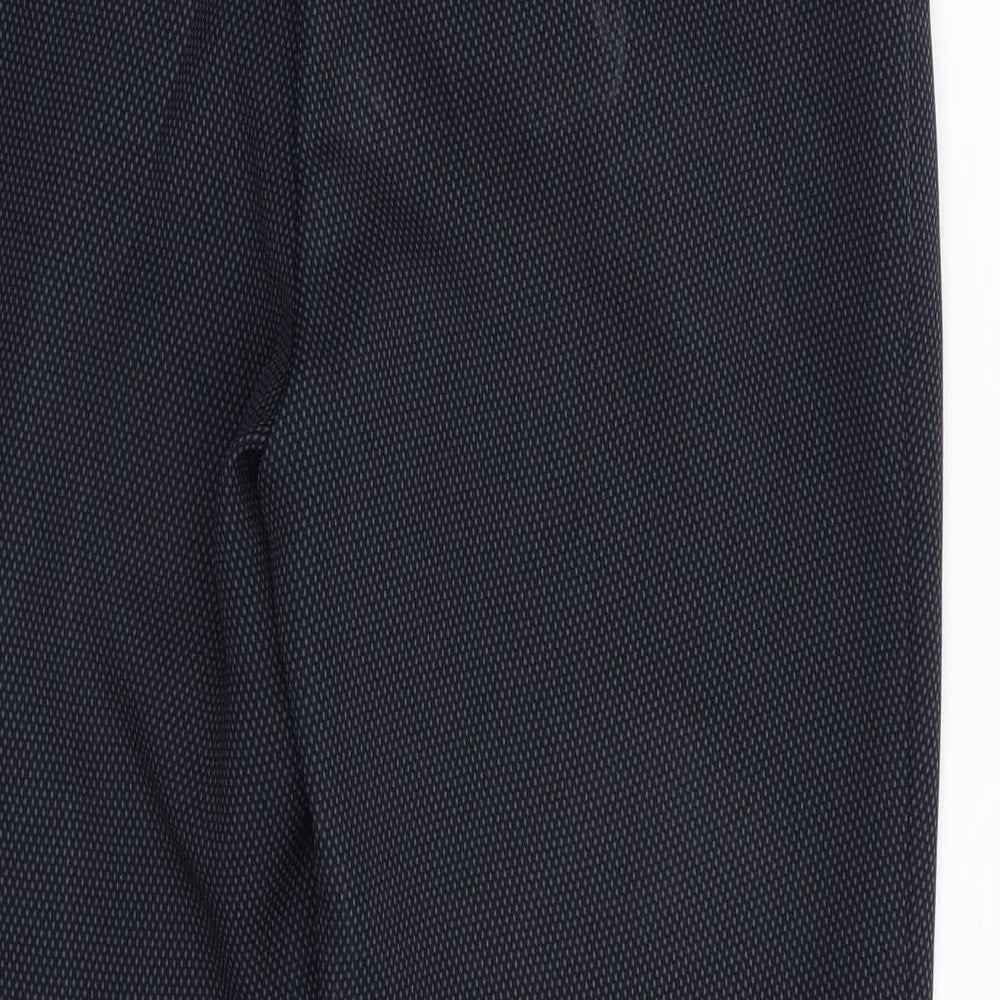 Womens UK Size 8 Dorothy Perkins Regular Fit Cropped Blue Trousers