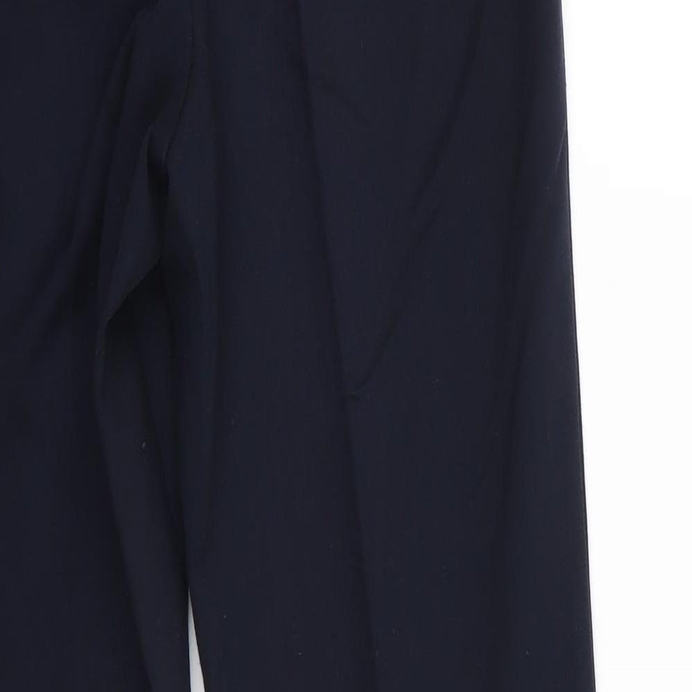 Womens UK Size 6 Marks and Spencer Slim Fit Blue Trousers