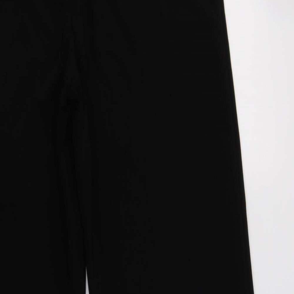 Layman Womens Black Polyester Dress Pants Trousers Size 14 L30 in Regular