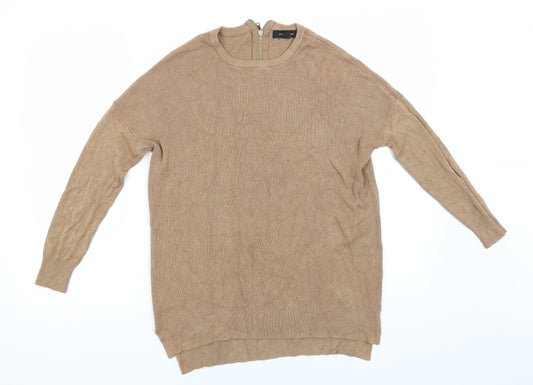 Womens UK Size 10 Atmosphere Brown Pullover Jumper
