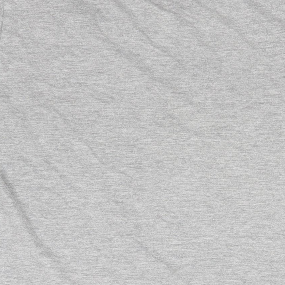 Womens UK Size 6 Disney Grey Basic T-Shirt