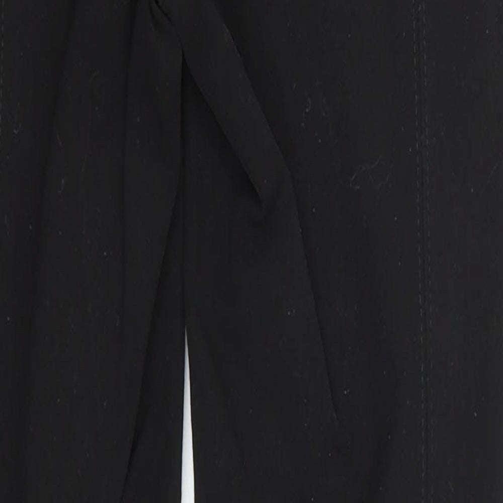 Womens UK Size 28 in Preworn Regular Fit Straight Black Jeans