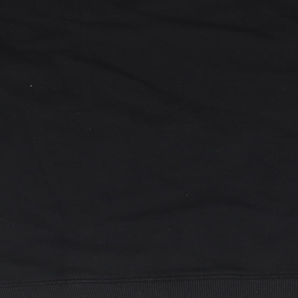 Primark Womens Black Round Neck Cotton Pullover Jumper Size 4