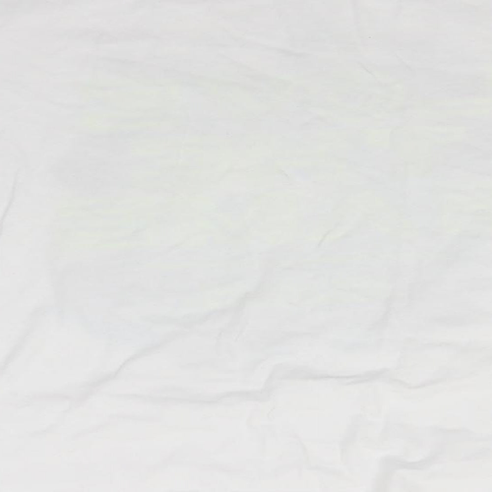 Primark Boys White Cotton Basic T-Shirt Size 11-12 Years Round Neck - Love the Game