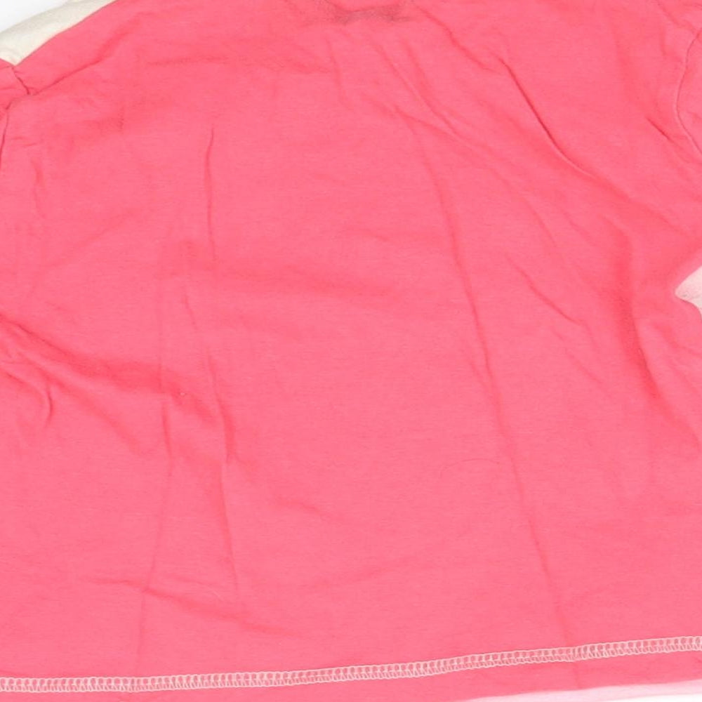 Disney Girls Pink Cotton Basic T-Shirt Size 2-3 Years Round Neck - THE LION KING