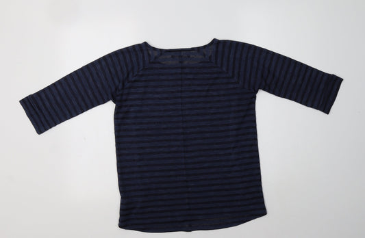 Womens UK Size 8 NEXT Blue Basic Blouse