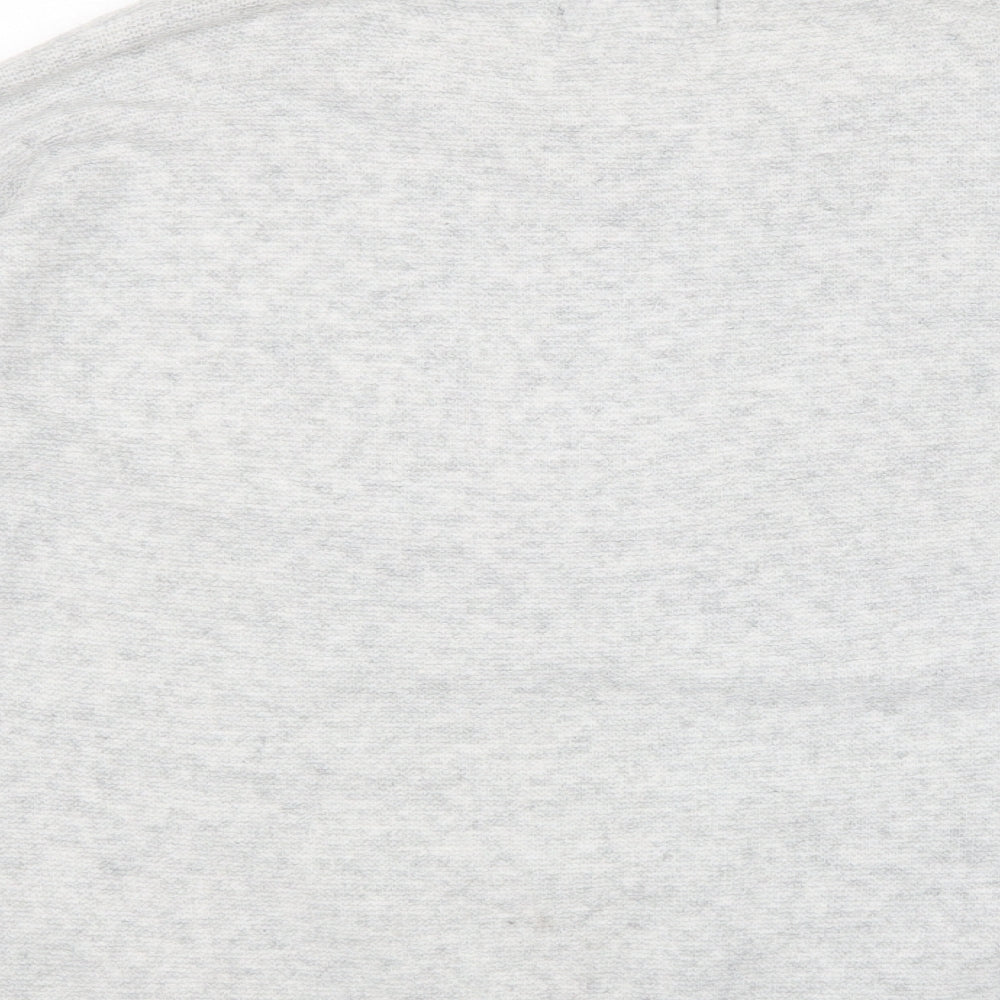 Primark Womens Grey Round Neck Acrylic Pullover Jumper Size XL