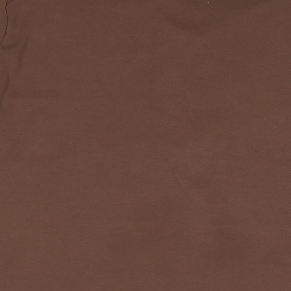 Womens UK Size 2XL M&S Brown Basic Blouse