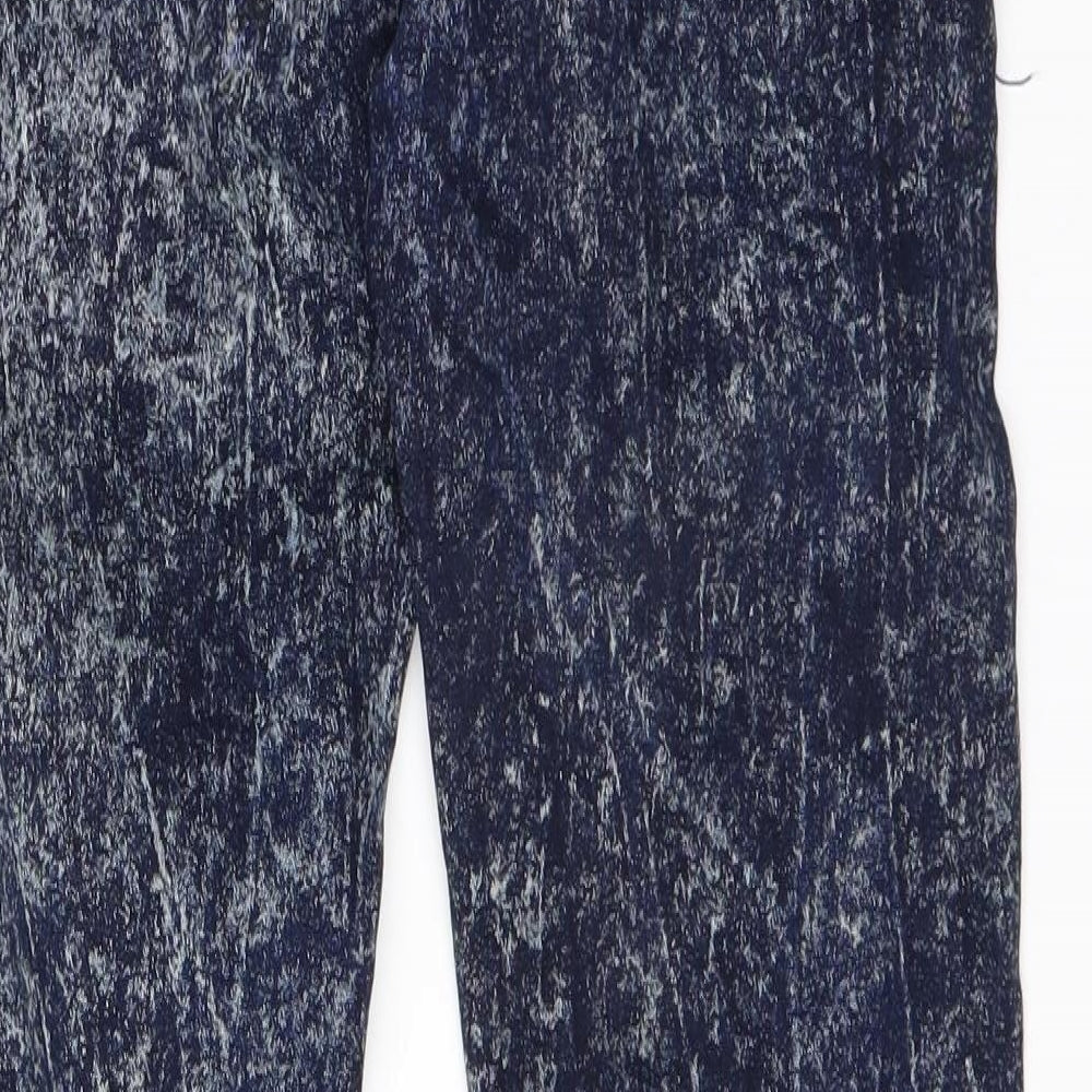 Brand and care label for Select women’s blue cotton skinny jeans, size UK 8, 28-inch leg regular