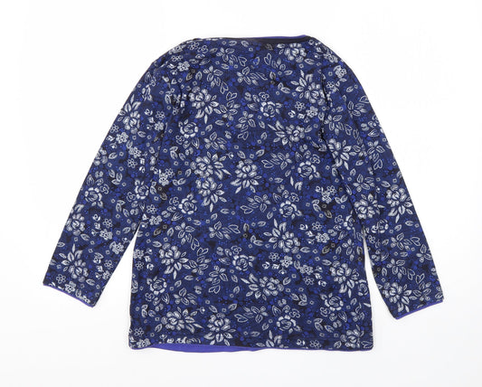 Womens UK Size 12 Debenhams Blue Pullover Jumper