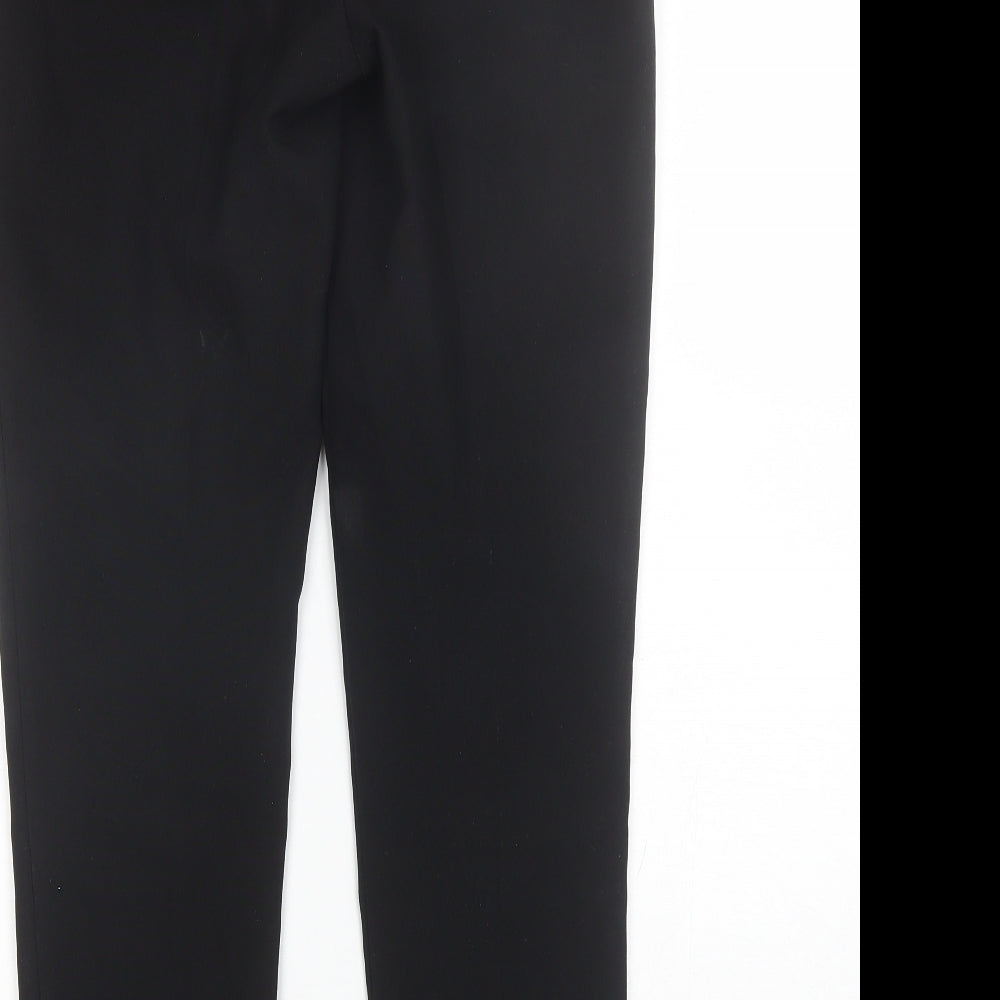 Primark Womens Black Polyester Dress Pants Trousers Size 8 L28 in Regular