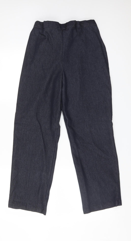 Additional front view of Amber women’s blue jeans, size UK 14, 26-inch leg regular