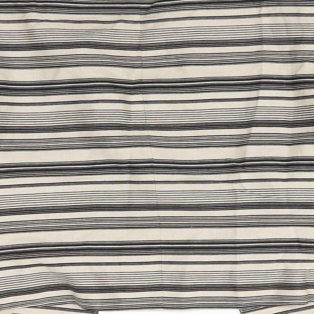 BHS Womens Multicoloured Striped Linen Jacket Blazer Size 10