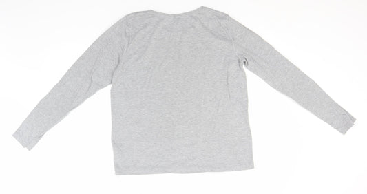 Womens UK Size 10 In the Style Grey Basic T-Shirt