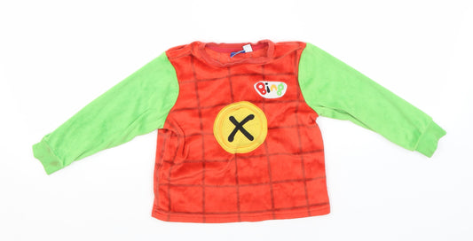 Preworn Baby Red Polyester Pullover Jumper Size 18-24 Months - Bing