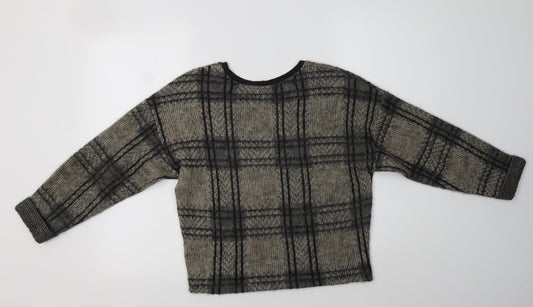 Womens UK Size 6 Topshop Beige Pullover Jumper