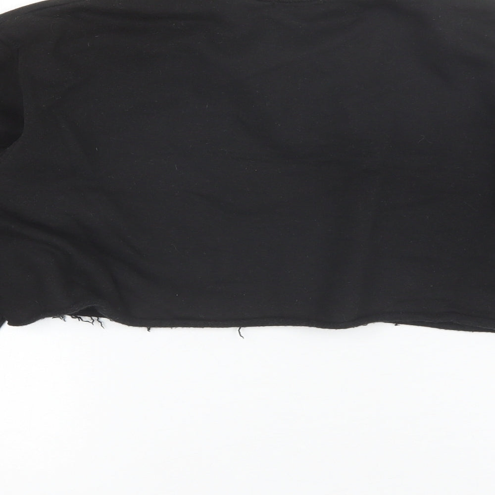 Womens UK Size M PRETTYLITTLETHING Black Pullover Jumper