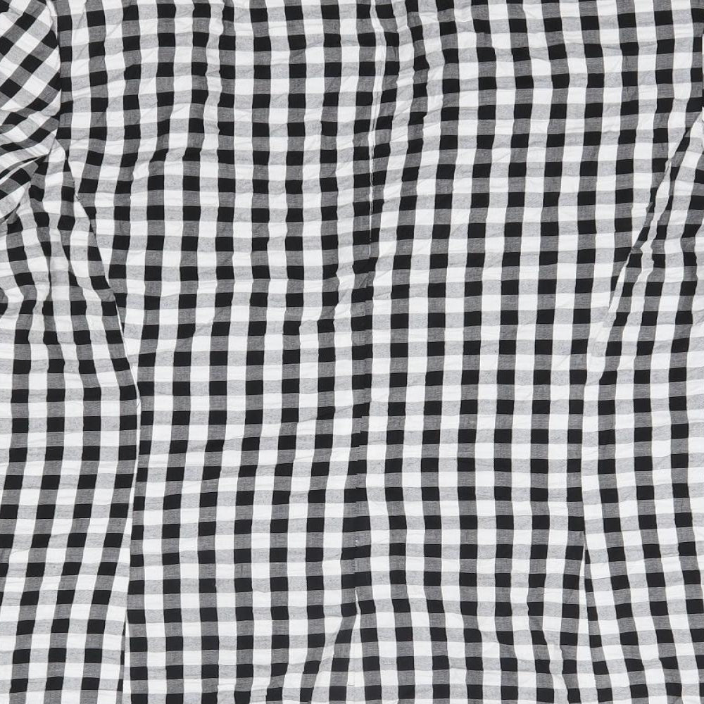 George Womens Multicoloured Check Jacket Coat Size 10