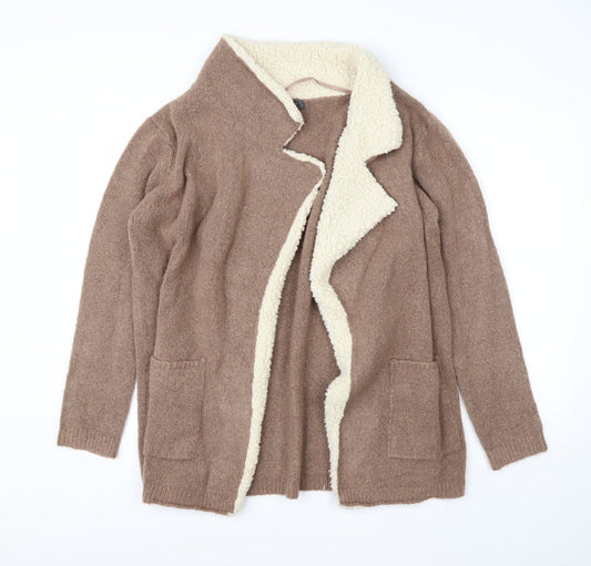 Primark Womens Brown Jacket Coatigan Size M