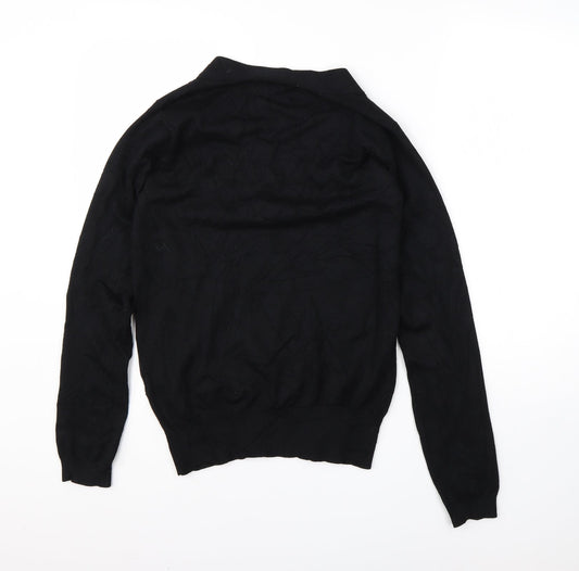 Womens UK Size 12 Preworn Black Pullover Jumper
