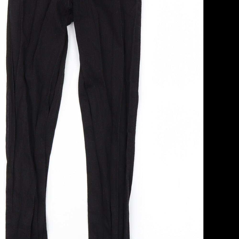 Denim Co Womens Black Cotton Jegging Jeans Size 6 L24 in Regular