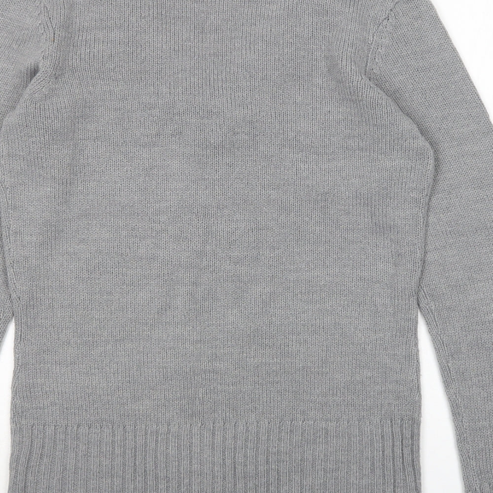 Womens UK Size 12 Redoute Grey Pullover Jumper