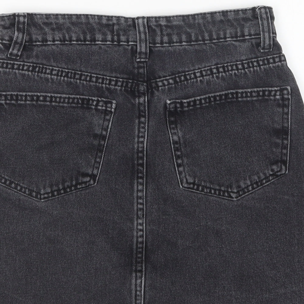 Womens UK Size 4 Denim Co Mini Skirt