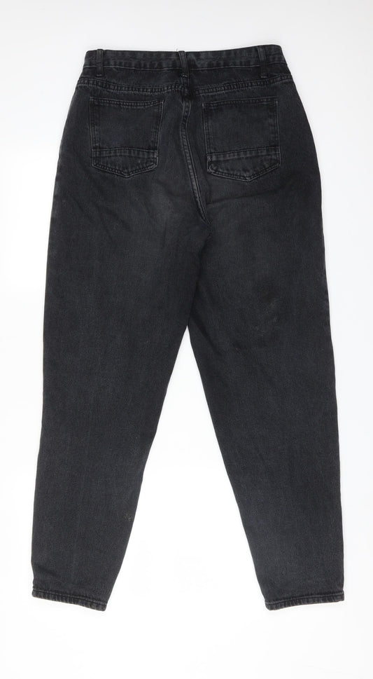 SheIn Womens Black Cotton Straight Jeans Size S L29 in Regular
