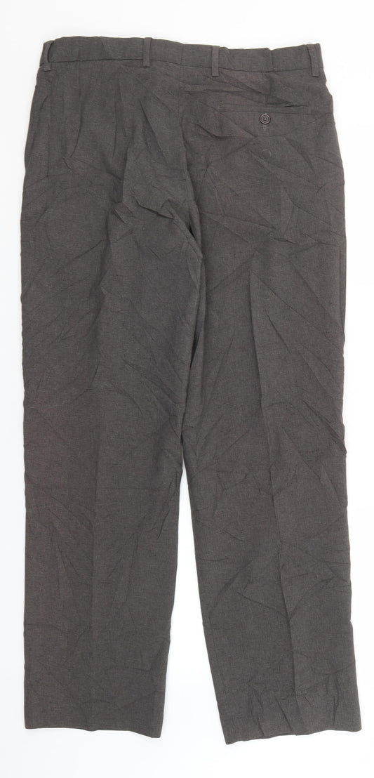 Womens UK Size 34 in Taylor & Wright Regular Fit Grey Trousers
