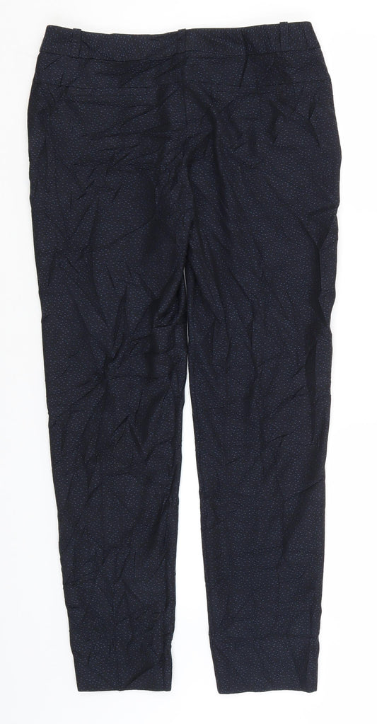 Womens UK Size 10 NEXT Regular Fit Blue Trousers