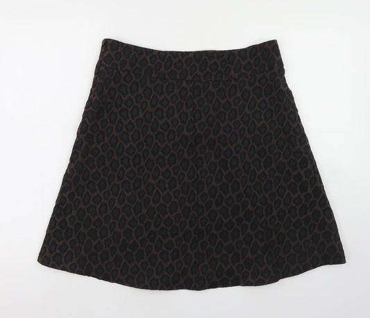 George Womens Brown Polyester A-Line Skirt Size 34 in
