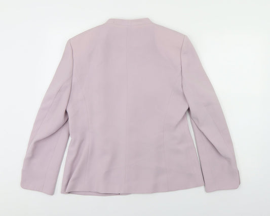 Autonomy Womens Purple Jacket Blazer Size 14