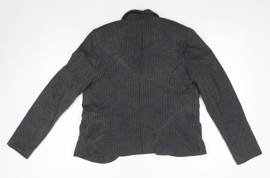 Primark Womens Grey Jacket Blazer Size 14